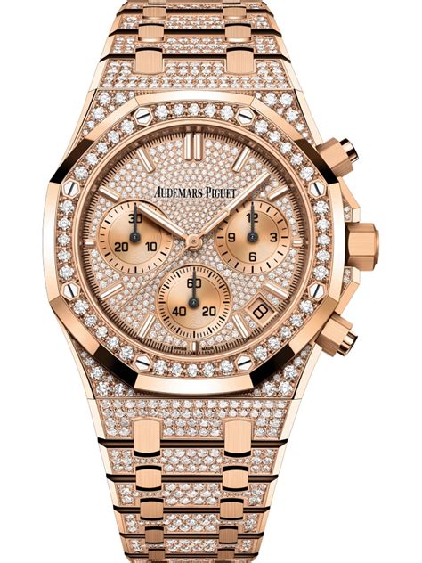 audemars piguet royal oak chronograph 41 gold diamond